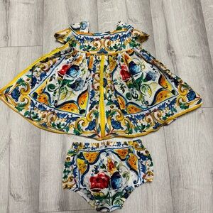 Dolce & Gabbana decorative porcelain dress set